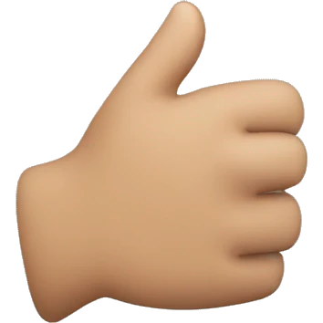 someone holding his arm out straight emoji