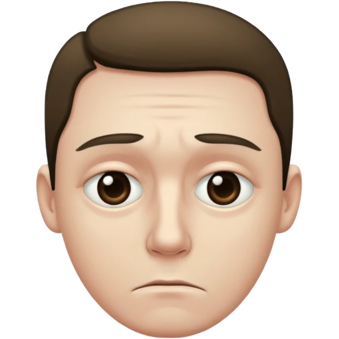 A sad man emoji
