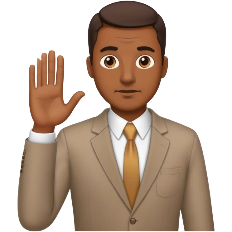 blunt dad with office out fit emoji