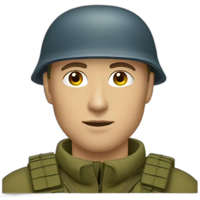 Ukrainian soldier  emoji