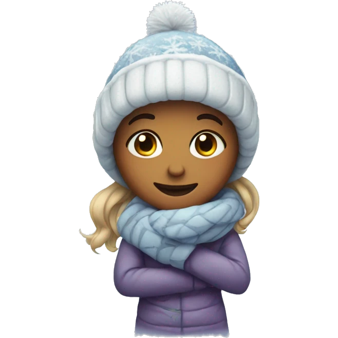 Cute winter emoji