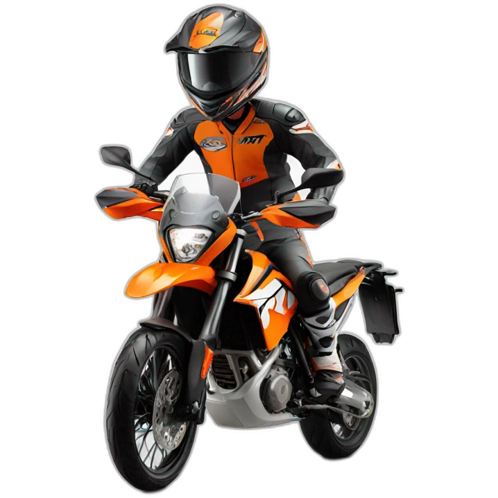 Moto-ktm emoji