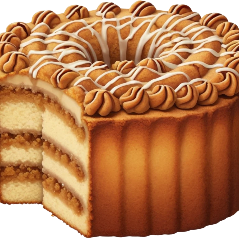 Cinnamon coffee cake emoji