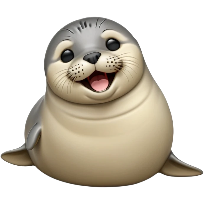 cinematic-cute-yawning-harbour-seal-portrait-emoji,-head-tilted-slightly-with-a-dramatic,-wide-open-yawn,-showcasing-a-smooth,-rounded-body-with-gently-drooping-features-and-sleepy,-half-closed-eyes,-simplified-yet-irresistibly-adorable emoji
