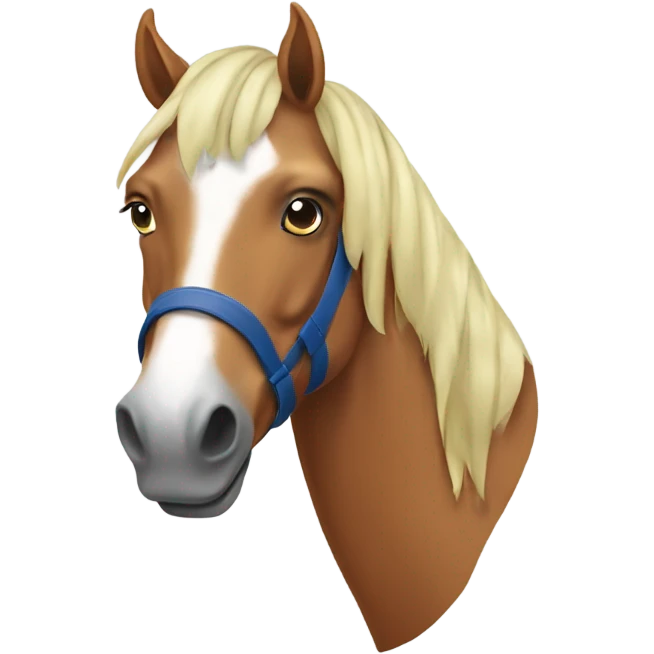 horse with a FCB tshirt emoji