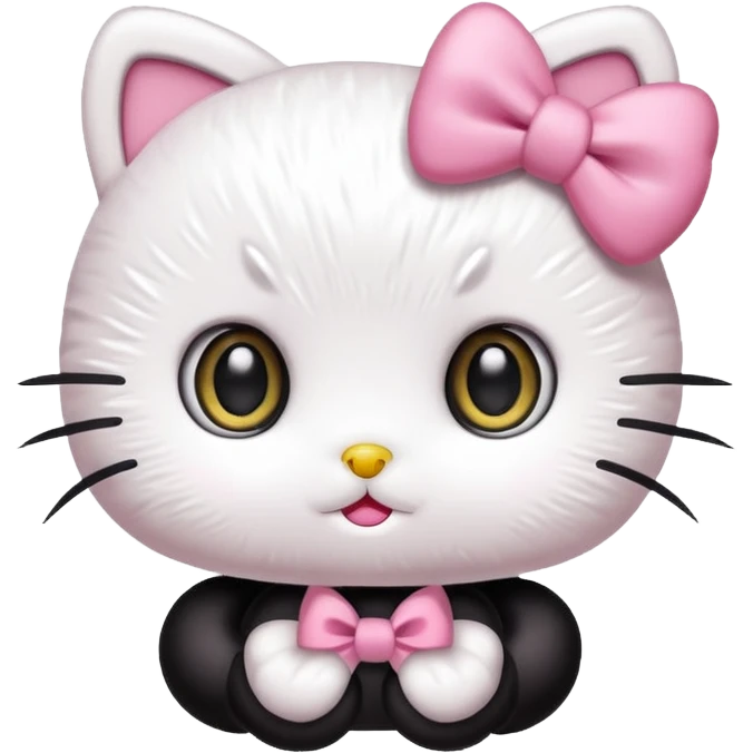 Hello kitty cartoon emoji