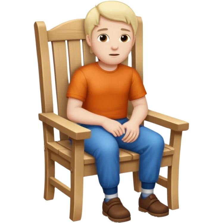 Вергилий сидит на стуле emoji