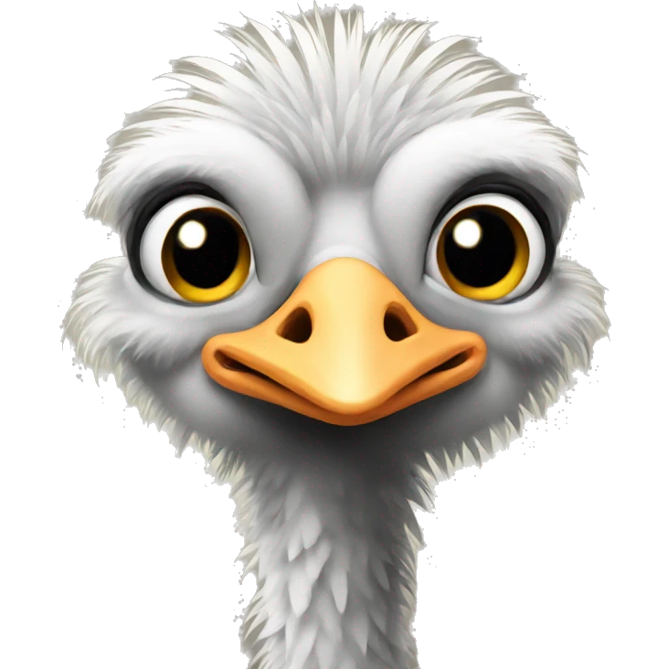 Ostrich emoji
