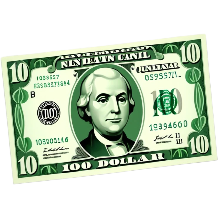 100 dollar bill emoji