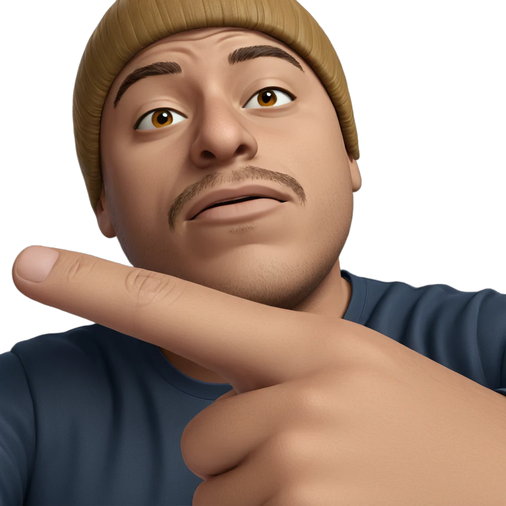 casual portrait of a man emoji