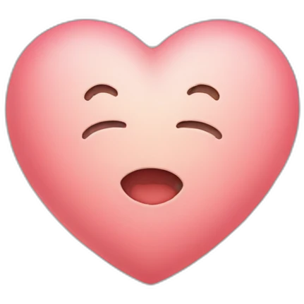Heart with moon emoji