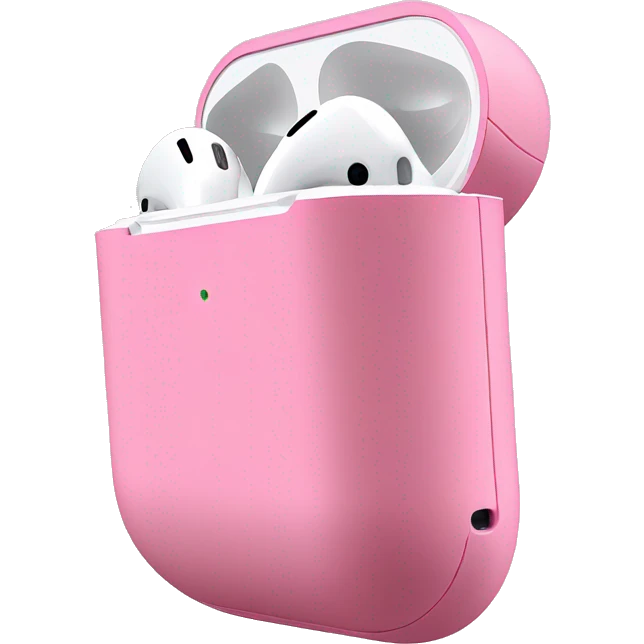 AirPods pro pink emoji