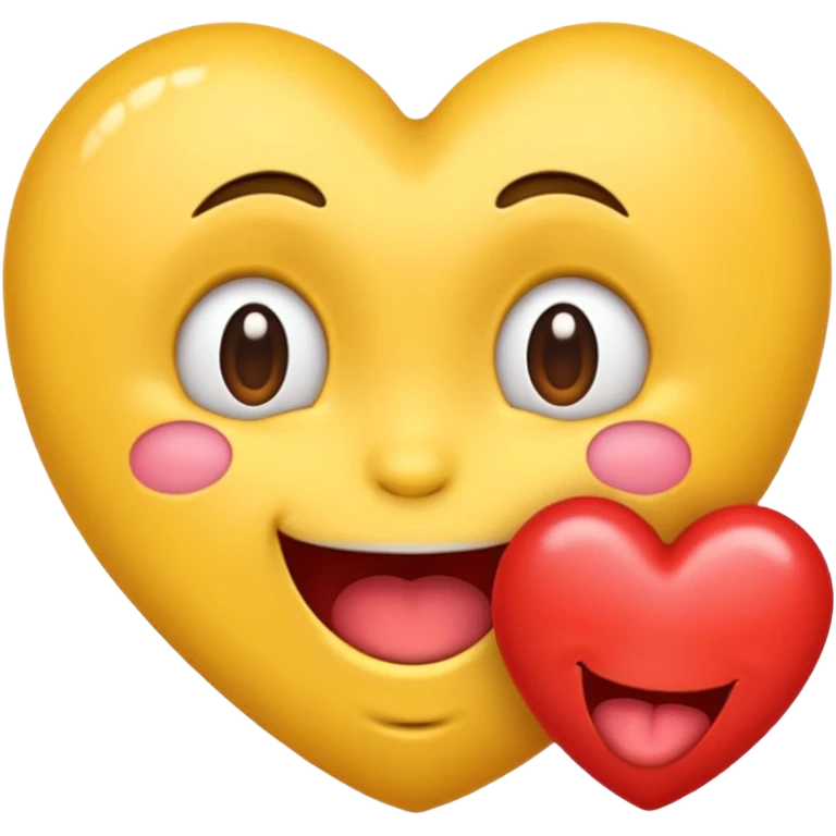 Um emoji babando de paixão emoji