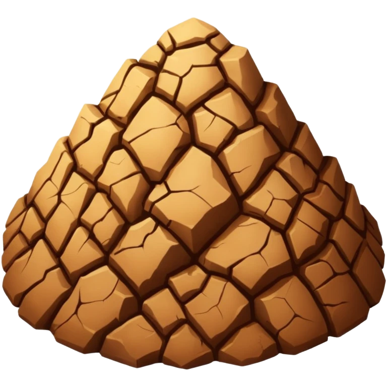 Brown earth emoji