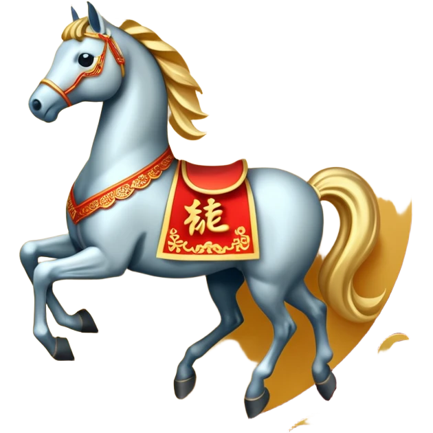 Chinese new year 马，加新年字眼 2026 新年快乐 emoji