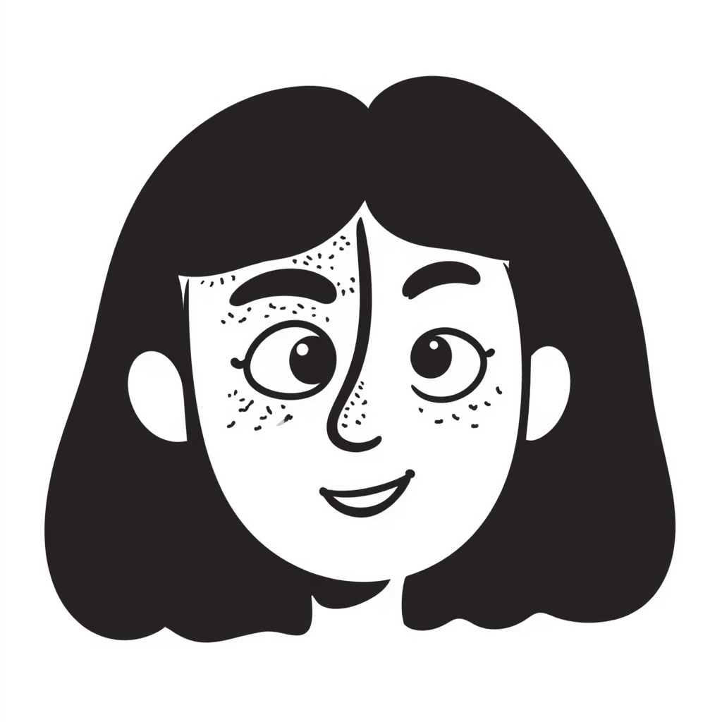 face split into two halves, one half realistic, other half art style emoji
