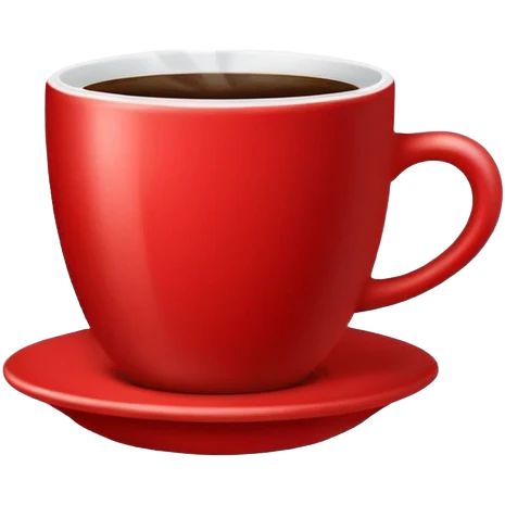 coffee in a red cup emoji