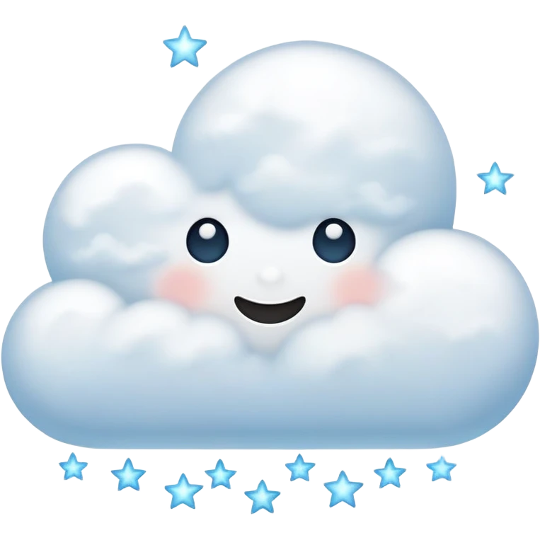 cloud with stars  emoji