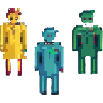 A rich person on the left and a poor person on the right, depicting inequality emoji