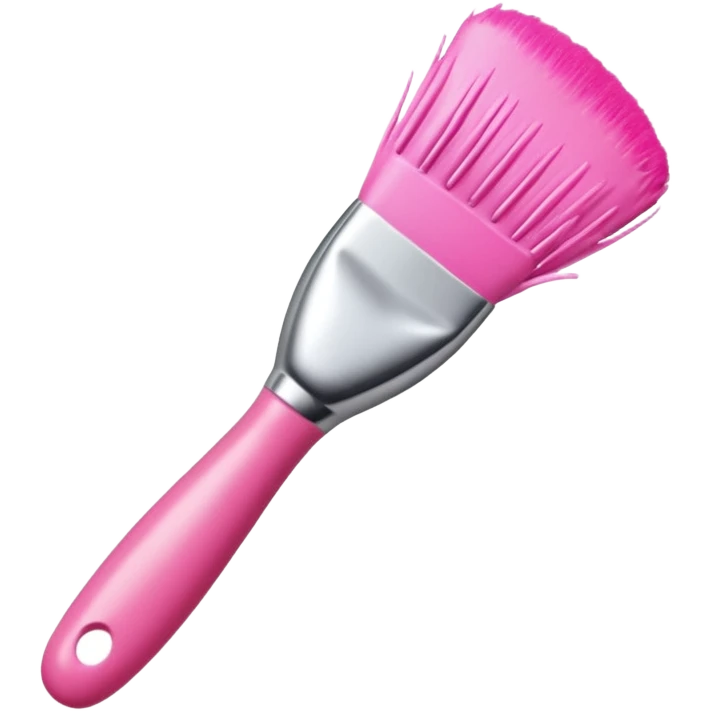 Rinse pink makeup brush emoji