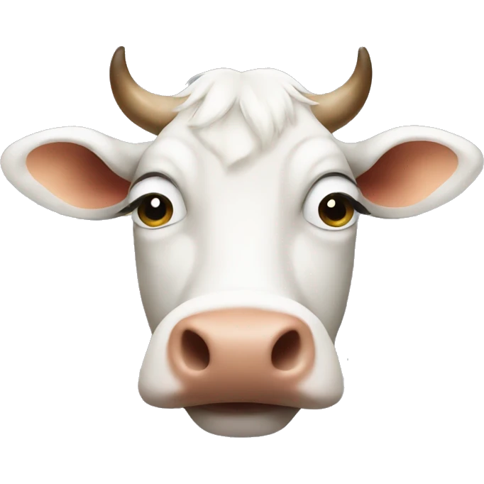 Cow utters emoji