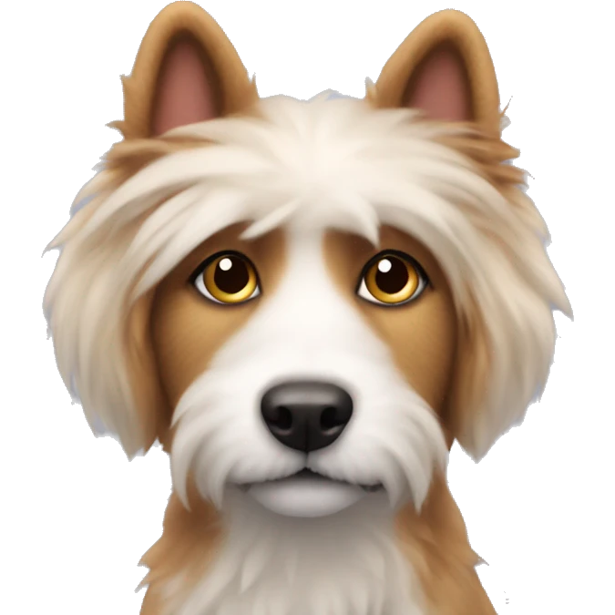 Fuzzy dog emoji