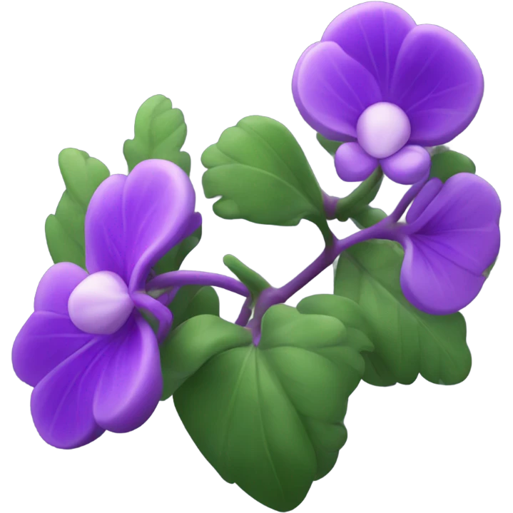 violet plant emoji