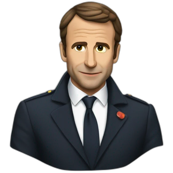 Macron qui pete emoji