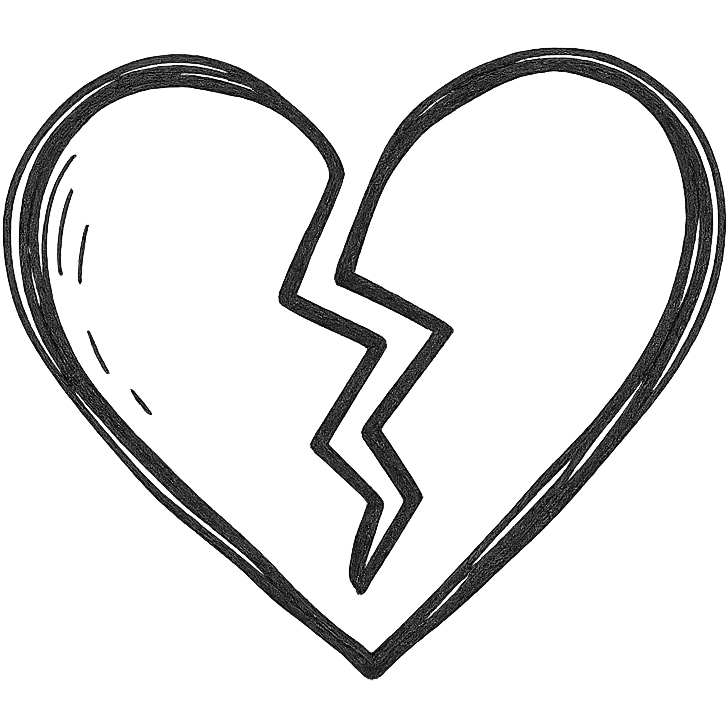 broken heart emoji