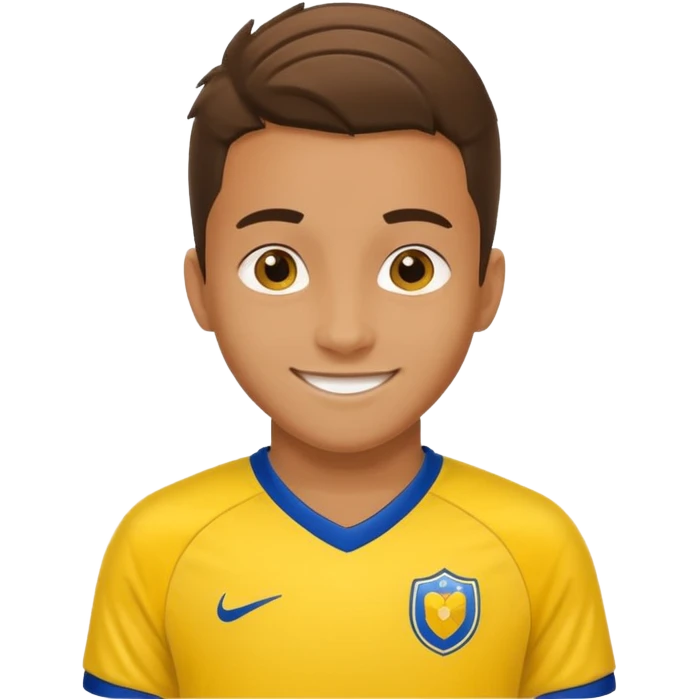Soccer Player in yellow dress emoji