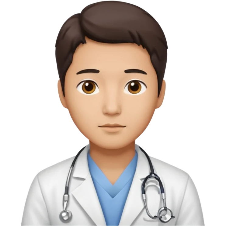 한국 남자 의사 emoji