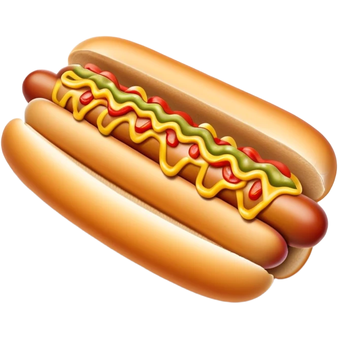 Hot dog with panache emoji