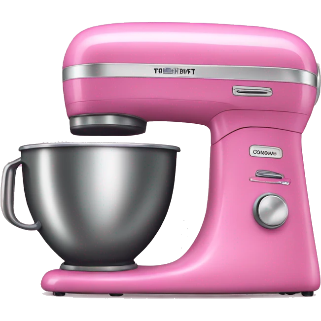 Pink kitchen stand mixer  emoji