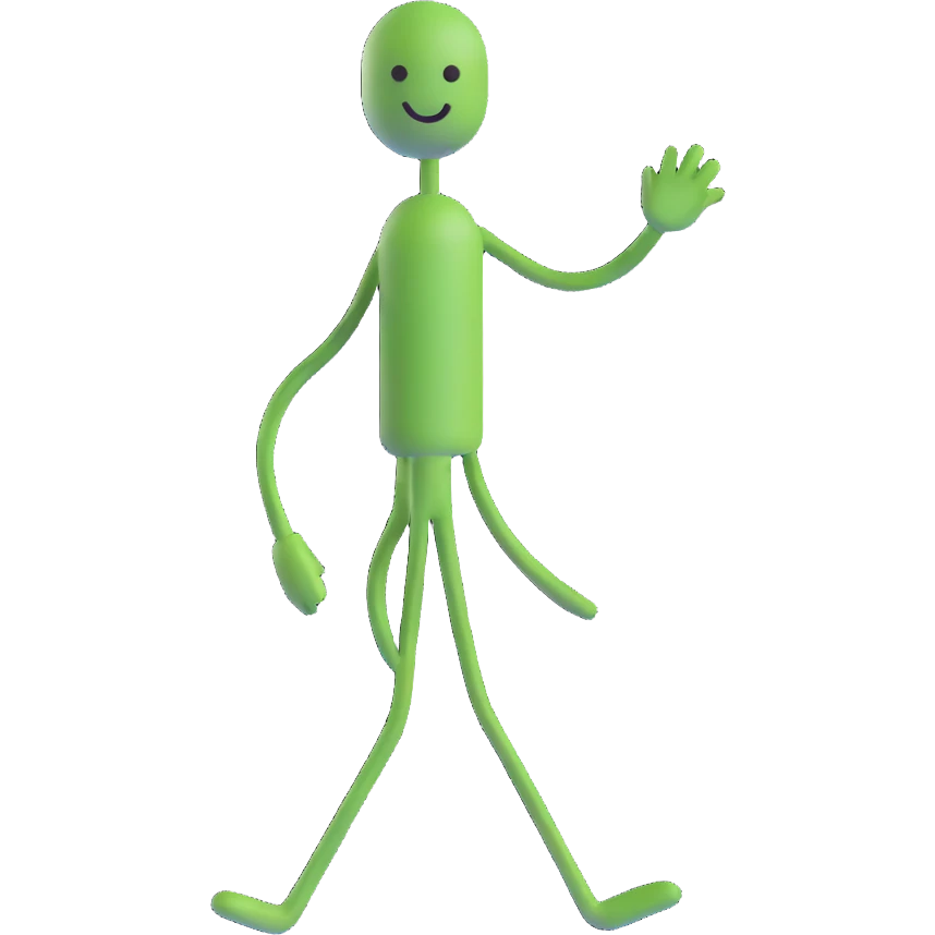 stick figure with minimal details emoji