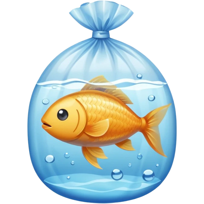 1 ios  fish inside a plastic bag emoji