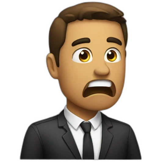 shut up emoji
