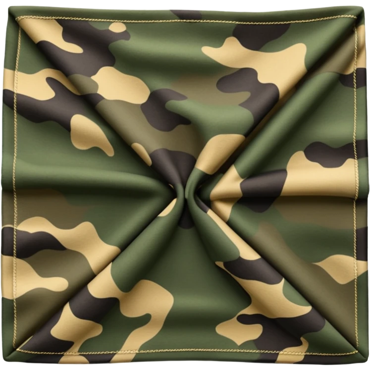 forrest camouflage bandana emoji