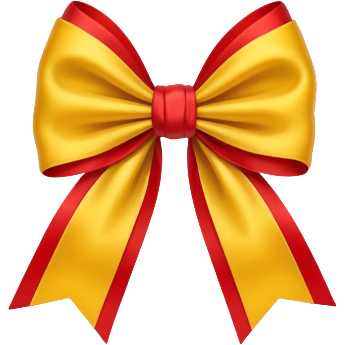 🎀+red=yellow emoji