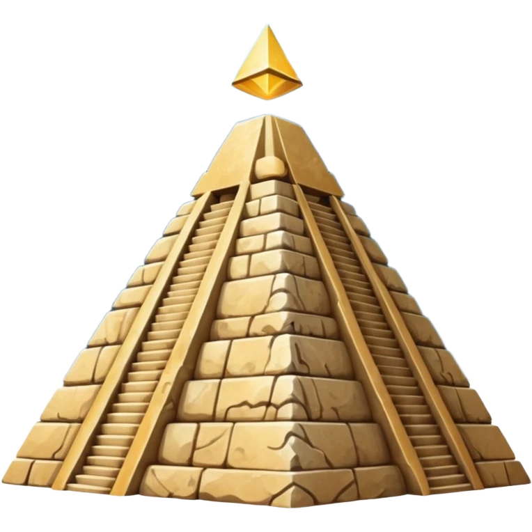 beautiful pyramid starry baroque emoji