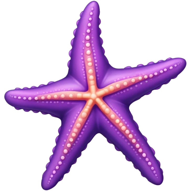 estrella de mar morada  emoji
