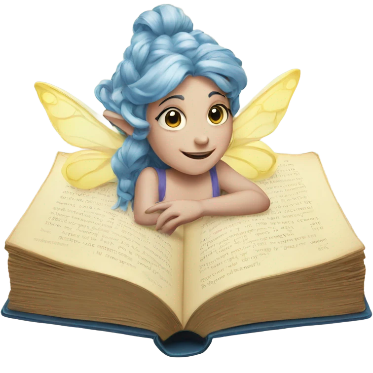 Fairy tale book emoji