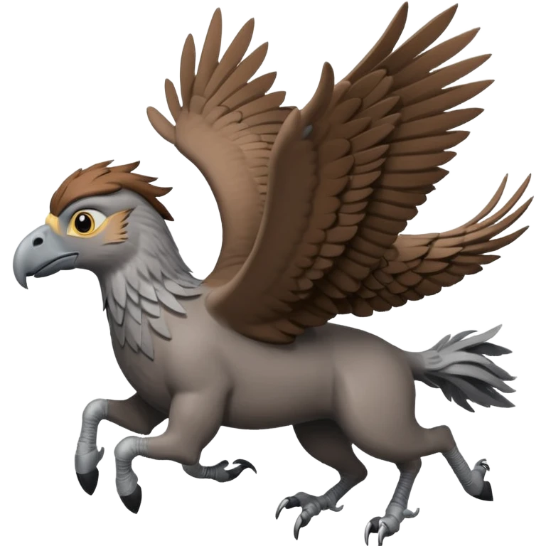harry potter riding buckbeak emoji