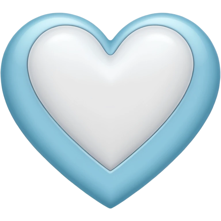 White heart emoji
