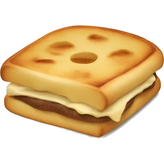 Un pan tostado  emoji