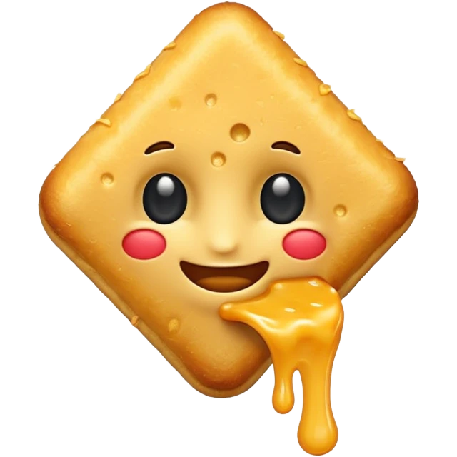 Create an emoji-style illustration of a tequeño, a traditional Venezuelan snack. It should look like a fried cheese stick  emoji