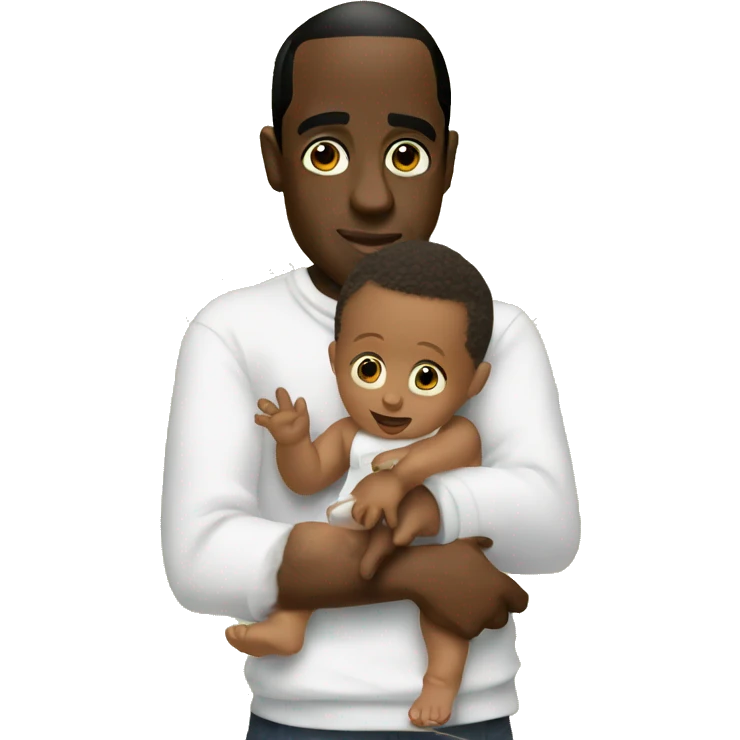 Pdiddy with baby emoji