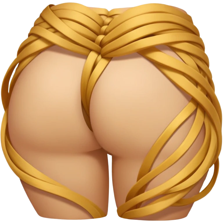hair on buttocks emoji