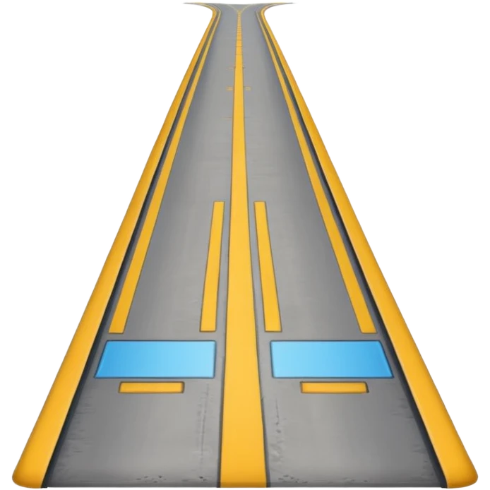 sideways runway emoji