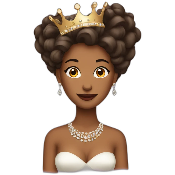 a fabulous queen emoji