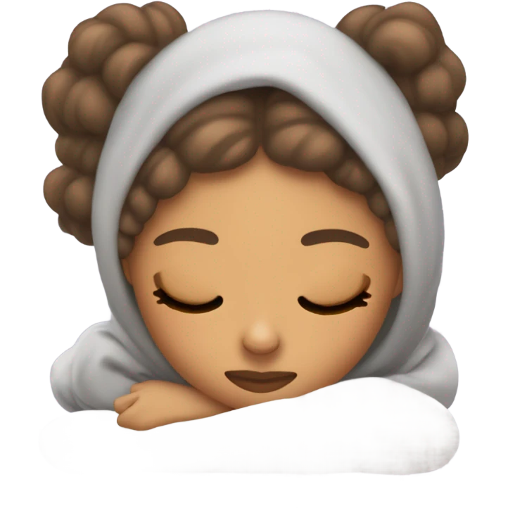 Ariana Grande sleeping emoji